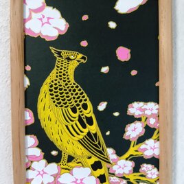 桜鷹図