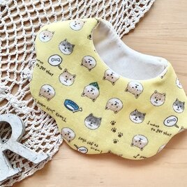 柴犬♪オーガニック♪黄色♪ふわふわやわらかスタイ♪