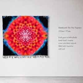タイダイ タペストリー 曼荼羅 Cosmic Eye of the Sun  HD26-07