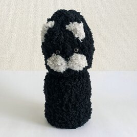 水筒カバー(350ml) ねこ ブラック
