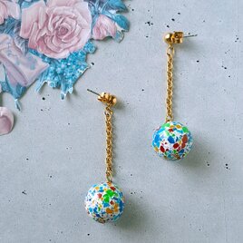 《Avon》 “marble mosaic” エイボン ヴィンテージピアス