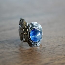 “一筋縄ではいかない芍薬牡丹百合“ の sapphire ring