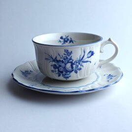 NIKKO × Villeroy & Boch ｜ Edel Blume ｜ ニッコー　ビレロイ&ボッホ　カップ＆ソーサー　