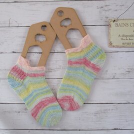 　冷え取りソックス Lana Grossa Meilenweit Cotone Vegano Arancia 6176