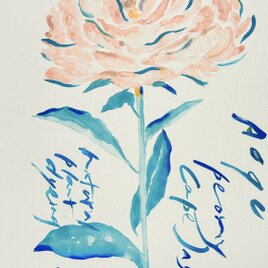 「M様オーダー作品」リネン混ガーゼ　ラベンダー染めスヌード【Organic Cotton×Linen】