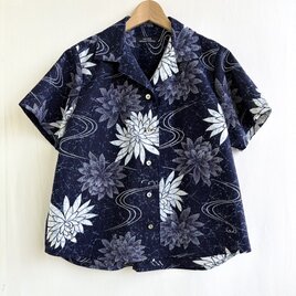 浴衣アロハシャツのAラインシルエット