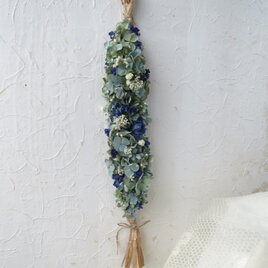 紫陽花ブルーのガーランド（ sea　color）
