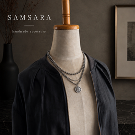 SAMSARA｜3連ボールチェーンネックレス