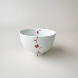 一本つる草 小丼　赤