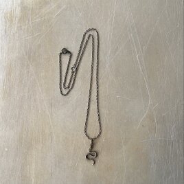 Vintage 80s-90s retro snake design necklace