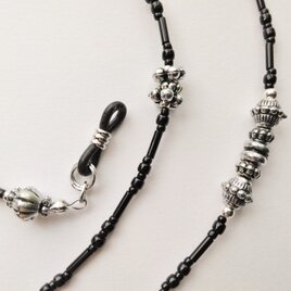 メガネストラップ・フェイクシルバー16