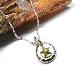 K18 Gold ネックレス  星のゴールドペンダントトップ