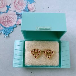 《Avon》 “Sparkling Heart” エイボン ヴィンテージピアス