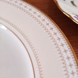 Noritake ｜ ノリタケ  アイボリーチャイナ　レース　プレート　ヴィンテージ　廃盤　日本