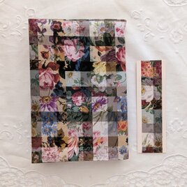 調節あり B6・四六判 リバティプリント(Archive Gingham）