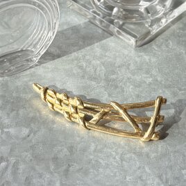 SCM53-【 Monet 】モネ・ヴィンテージブローチ 1980's Gold Tone Trellis Openwork