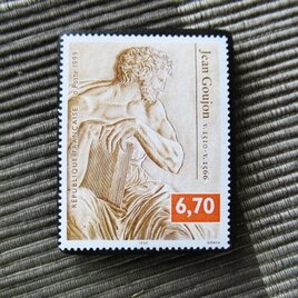 フランス　美術1999年　切手ブローチ10963