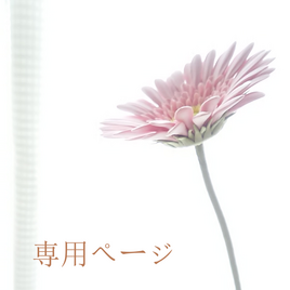 【kruimlia様専用】《受注制作》❁赤のクレイフラワーガーベラ・インテリアフラワー・一輪挿しに❁