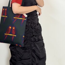 Tote bag　M　-parakeet-