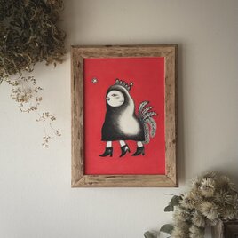 原画　『晴れ着の巡礼者。』