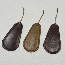 【在庫有】ラクダ革の革製ミニ靴べら