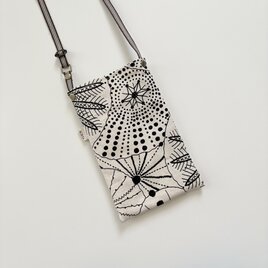 スマホポシェット　ウニ花
