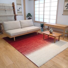 近日入荷予定】天然ラグ ガゼニラハット COLOR Ver　ラグ　198x136㎝　P88RE