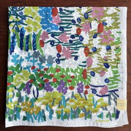 HIBINO KODUE ୨୧⁎༶ ひびのこづえ ハンカチ kadan ホワイト 大判