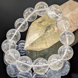【パワーストーン】ヒマラヤ水晶(ガネーシュヒマール) 16mm ブレスレット 【開運・願望実現・浄化・ヒーリング】