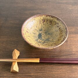 伊羅保釉　四寸鉢