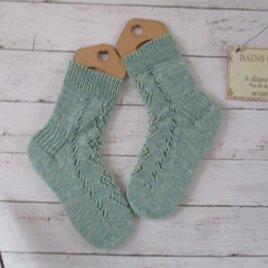 冷え取りソックス  Lana Grossa Meilenweit Socktober 4321