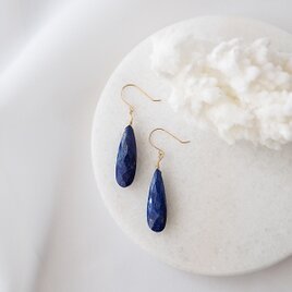 K10 / ラピスラズリピアス（AL） / 12月の誕生石  / 送料無料