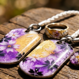 和柄 ペアネックレス 桜 伝統 職人 桜 さくら ペアアクセサリー 名入れ 手作り ハンドメイド プレゼント ギフト カップル