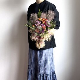 【2wayで楽しむスプレーバラとスモークツリーの魔法✨️】 お誕生日　御祝　開店祝　父の日　還暦祝　2way