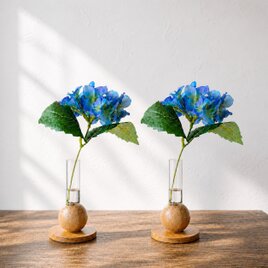 【６月の花】本物みたいな紫陽花　blue マジカルウォーター　インテリアフラワー