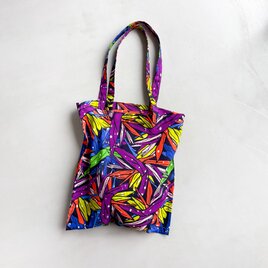 アフリカンファブリック　トートバッグ Strelitzia