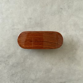 バレッタ カリン(濃色) ＳオーバルＣ