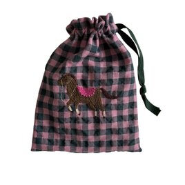 Pony drawsting pouch