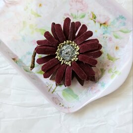 染め布花＊アンティークな薔薇のガーランド装飾 インテリア | iichi
