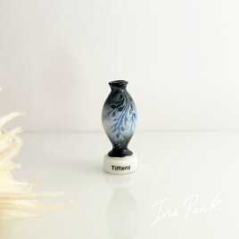 ティファニー　花瓶　アール・ヌーヴォー　自然美の装飾芸術工芸品のフェーブ　フェーヴ　フランス製