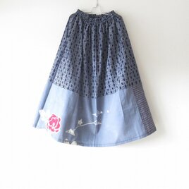 ☆浴衣ロングスカート☆パッチワーク♪
