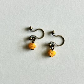 ノンホールピアス No.1241オレンジ