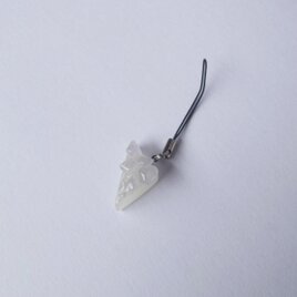 雨菓 -Uka-｜紫陽花と外郎を映したガラスのアートピースチャーム