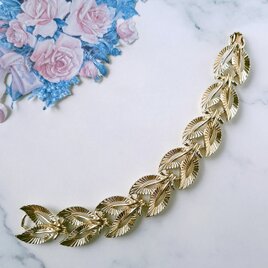 《Coro》 openwork leaves コロ ヴィンテージブレスレット