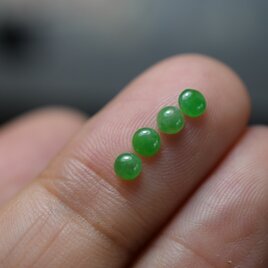 RS13-105 ミニ ミャンマー産 果陽緑 天然 A貨 本翡翠 ルース 硬玉 ジェダイト