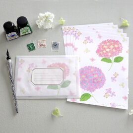 レターセット  紫陽花