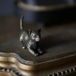 ブロンズ製　猫　オブジェ　パリ　フランスアンティーク　アンティークのある暮らし