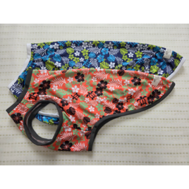 犬服　Ｓ様オーダーメイド品：ウィペット用接触冷感ニットのタンクトップ２着