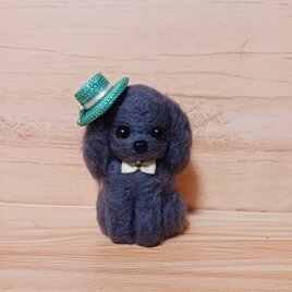 羊毛フェルト ダックスフンド 餌ください上目が可愛い | iichi 日々の