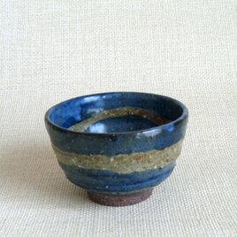 呉須波紋碗a